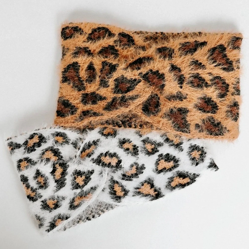 Leopard Twist Headbands! 2‎ Colors Available!
